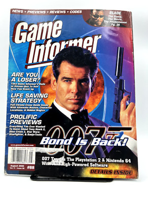James Bond 007 Game Informer Magazine August 2000 Issue #88 VINTAGE | eBay
