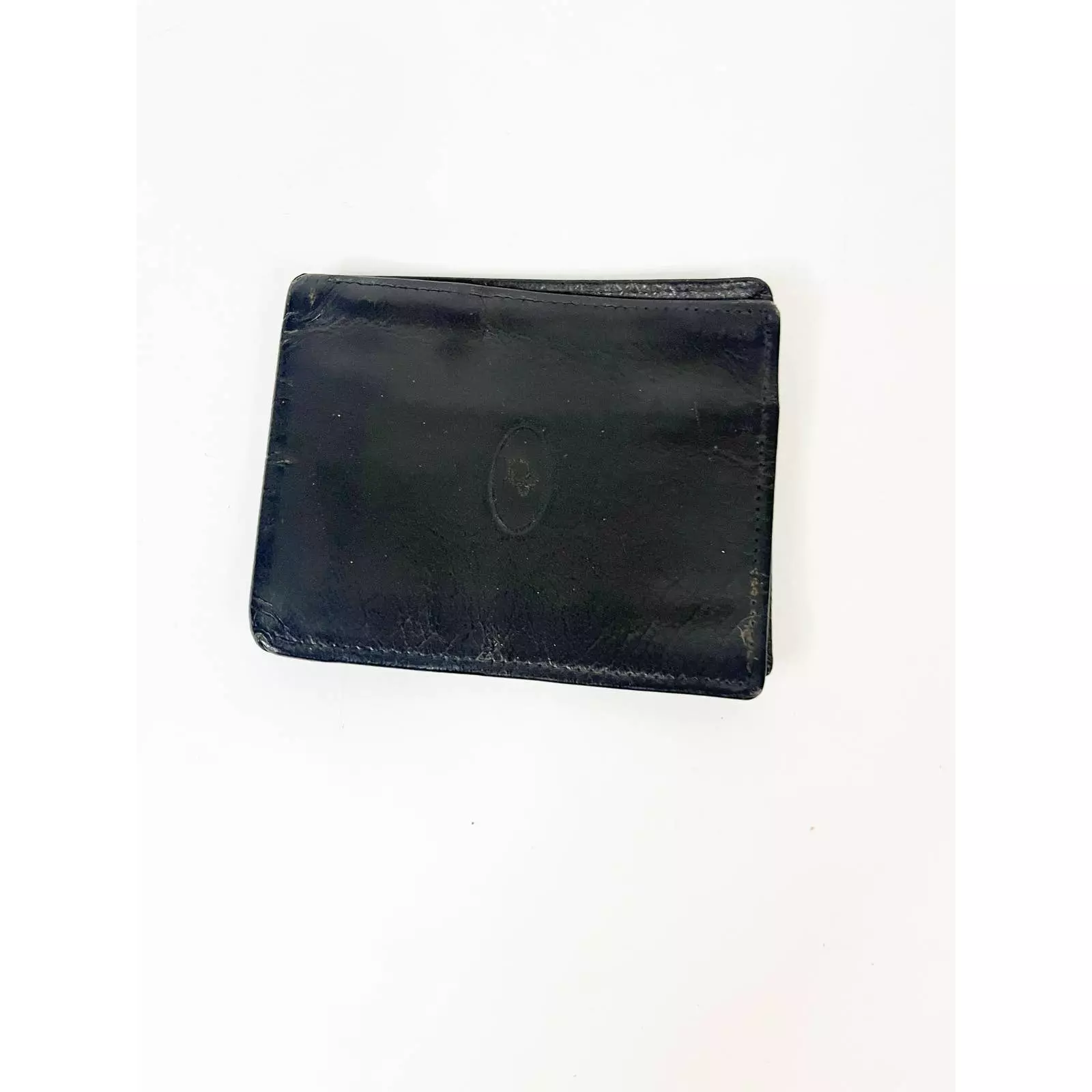 Portefeuille bi pliant noir Christian Dior vintage pour homme 