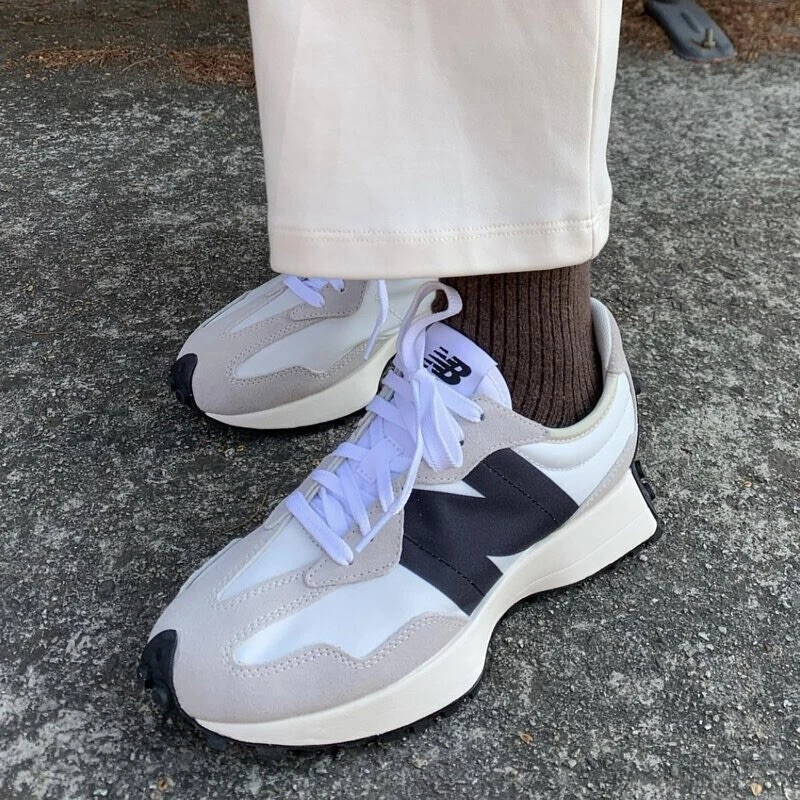 New Balance 327 White/Black Sea Salt Grey Family Size Women WS327FE ,Men MS327FE - Image 4 of 4