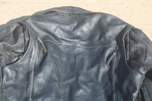 Harley Davidson Herren Lederjacke Gr. M schwarz Nevada 98122-03VL ohne Innenfutter - Bild 14 von 16