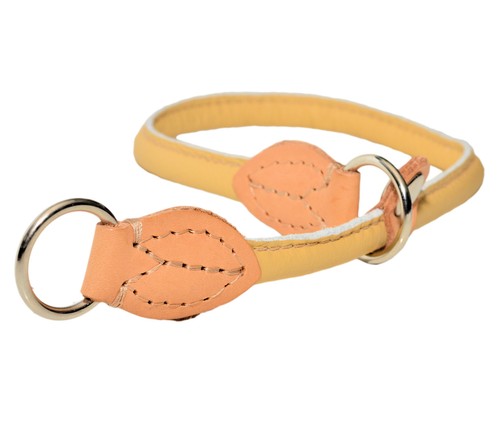 HandMade Real LEATHER ROLLED Round SLIP DOG Choker COLLARS MULTICOLORED - Picture 24 of 38