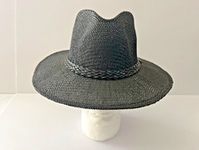Men Women Fedora Hat Classic Cuban Wide Brim Jazz Hat Size Medium 56