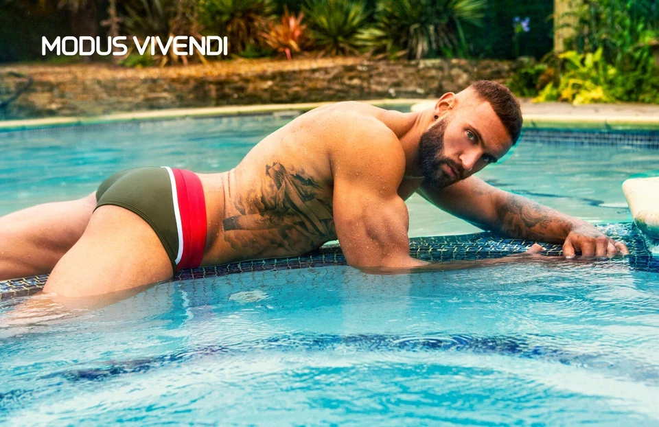 Calzoncillo de natación Modus Vivendi Multi C-Through para hombre ¡Hecho en Grecia! Foto 4 de 4