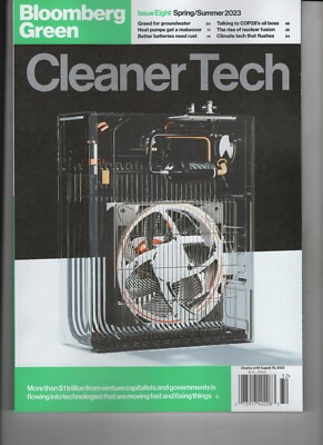 CLEANER TECH BLOOMBERG GREEN MAGAZINE SPRING SUMMER 2023