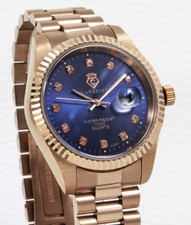 Cavadini Orologio Leonardo Acciaio Massiccio Ipg-Rose-Gold Lente Schraubkrone