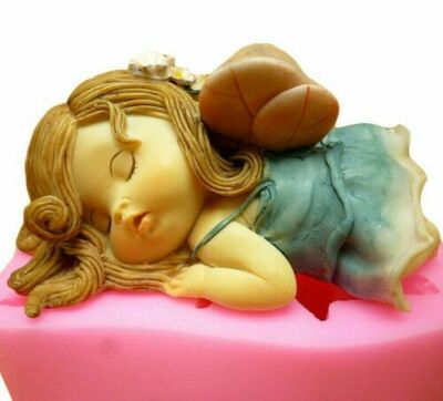 Silikon Kuchenform Fee Mädchen Form Backen Schokolade Fondant Dekorieren Werkzeug Zum Selbermachen