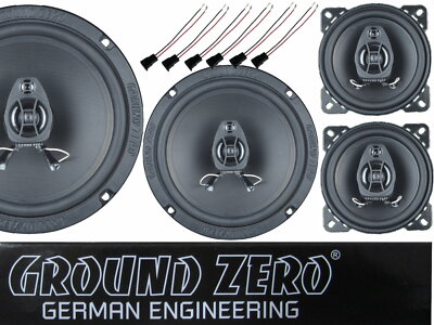 Ground Zero für VW Bus T4 90 - 03 Lautsprecher 3 Wege Komplett Set Tür Armaturen