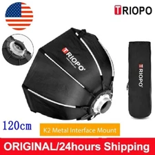 US Triopo K2-120 47.2''/120cm Quick Release Flash Light Foldable Octagon Softbox