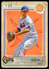 2021 Topps Gypsy Queen Tarot of the Diamond #TOD8 Jacob deGrom New York Mets