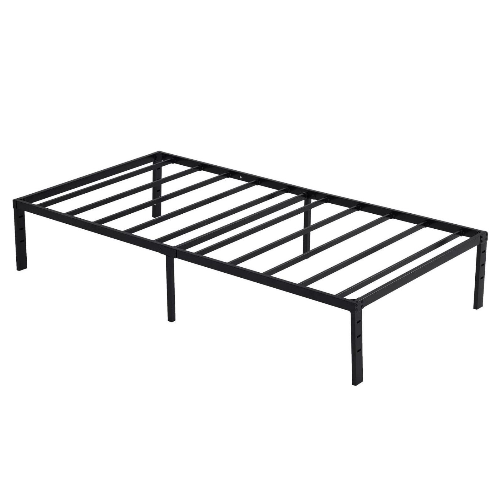 Sturdy Metal Bed Frame Twin XL Platform with Slat Support 14 Inch Height-image