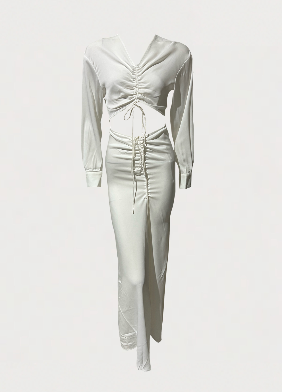 ruched disconnect shirt dress CHRISTOPHER ESBER 'Ruched Disconnect Mini Shirt Dress' spotted on the gorgeous @emilyroselsegood We adore the details of the dress, so perfect for your special moments Find this dress
