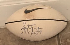 STEVE McNAIR Signed Football, TENNESSEE TITANS, RAVENS Pro Bowl MVP (Dec'd 2009)