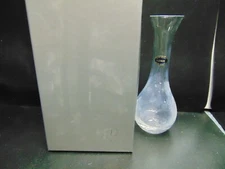 Lenox  Hand Blown lead crystal flower vase 7 1/2" tall USA in box