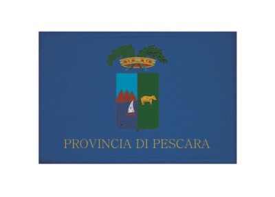  Aufnäher Pescara Provinz Fahne Flagge Aufbügler Patch 9 x 6 cm