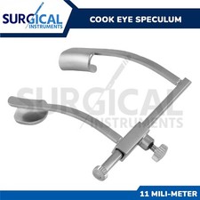 Cook Eye Speculum 1 7/8″ Infant 11mm Solid Blades Ophthalmic Surgical German GR