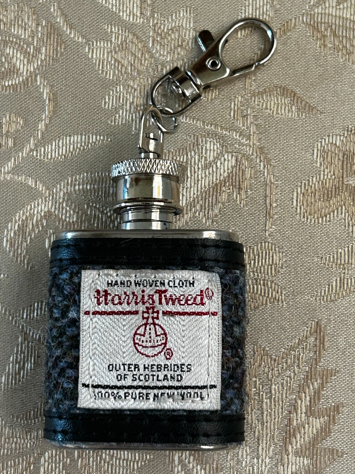 Harris Tweed Mini Flask