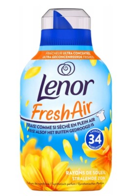 13,24 /L-6x Lenor Weichspüler Fresh Air-Stralende Zon(Sun Rays) 34 Wäschen/476ml