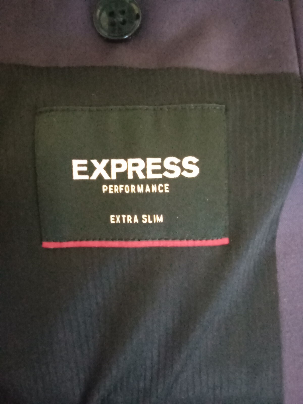EXPRESS Performance EXTRA SLIM Burgundy MEN'S Sui… - image 1