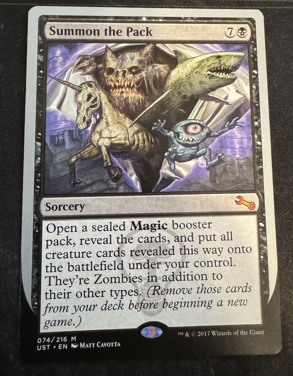 unstable mtg card prices Summon the Pack Unstable Magic the Gathering MTG