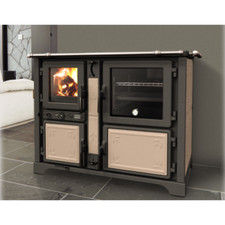 TERMOCUCINA BOSKY COUNTRY F30 EVO5 FIORI BEIGE TERMOROSSI