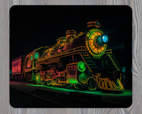 Train Locomotive Mouse Pads (4 Unique Styles) - Picture 3 of 6