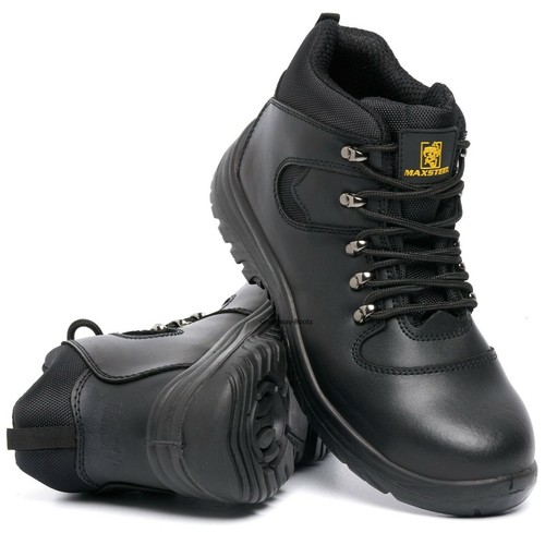 lightweight black work boots