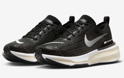 Nike ZoomX Invincible Run 3 Wide Fit Blk/White Mens Size 8-13 Running Shoes New 