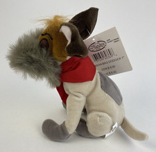 NWT Dodger Plush Disney Store 7" Beanbag Oliver and Company Dog Stocking Stuffer