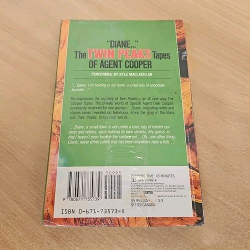 Diane: The Twin Peaks Tapes of Agent Cooper by David Lynch (Cassette) Sealed - 第 2/2 張圖片