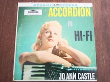 Jo Ann Castle "Accordion in Hi-Fi" FORUM LP F-9007 NICE!
