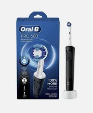 Oral-B Pro 500 Electric Toothbrush with (1) Brush Head, Rechargeable
