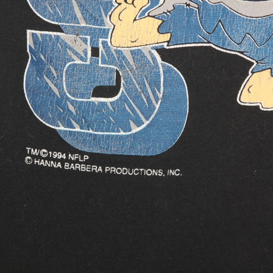 Vintage 1994 Dallas Cowboys Flinstones Men's T-Shirt size M 90s NFL - 873 - Image 3 of 4