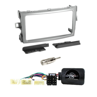 2-DIN Radio Blende+CLARION LFB Lenkradfernbedienungsadapte für Toyota Verso09-11