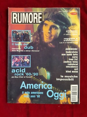 R12 RUMORE 22 1993 Mudhoney Tad Almamegretta Atheist Cynic Tindersticks Radiohea