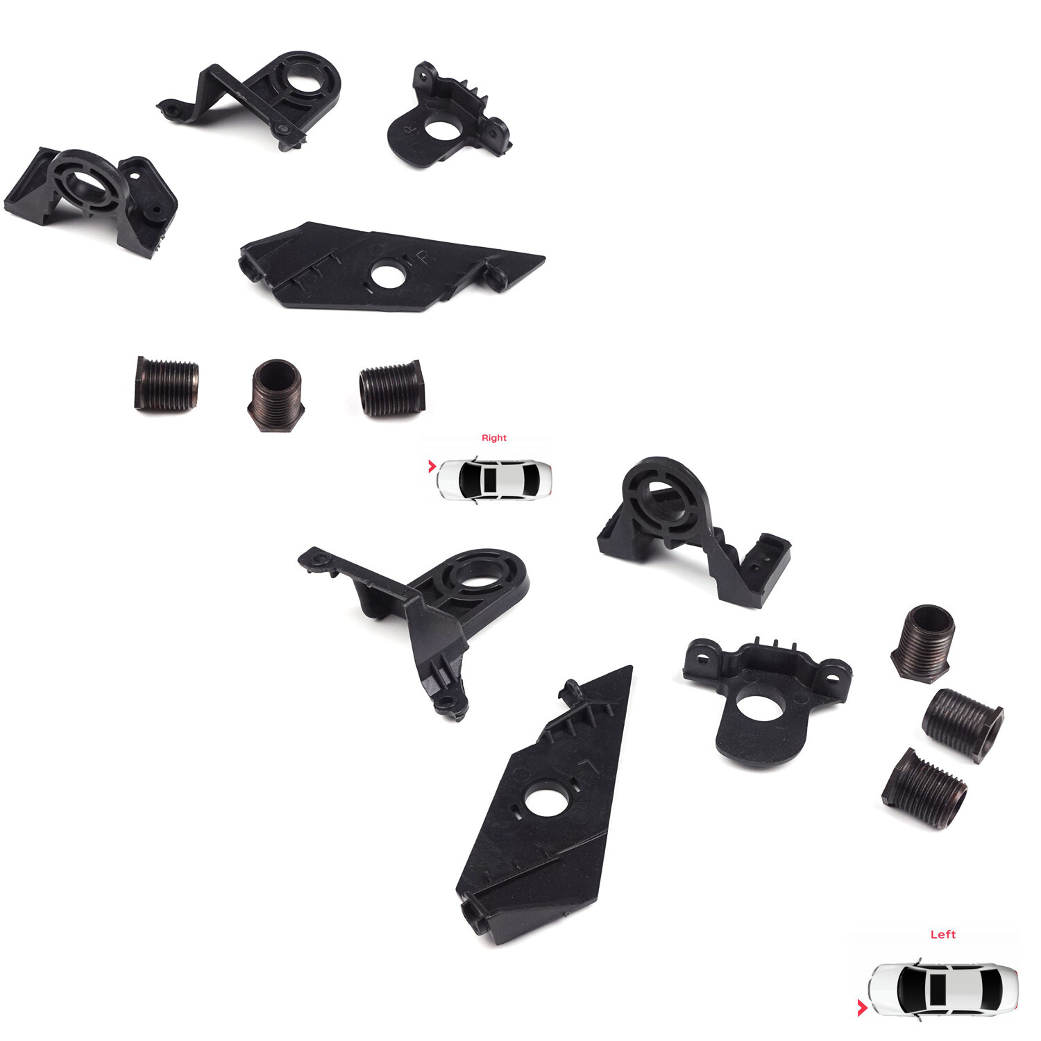 Fixation phare VW Passat kit de reparation gauche et droite rigide