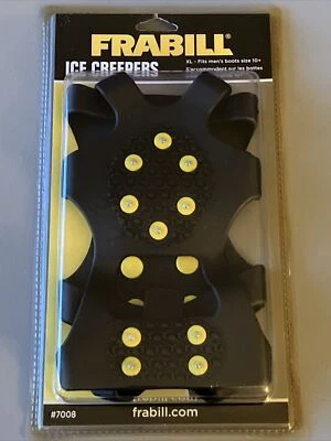 Frabill NEW #7008 Ice Creepers Men's XL Fits Over Boot Size 10+ - Image 1 of 4