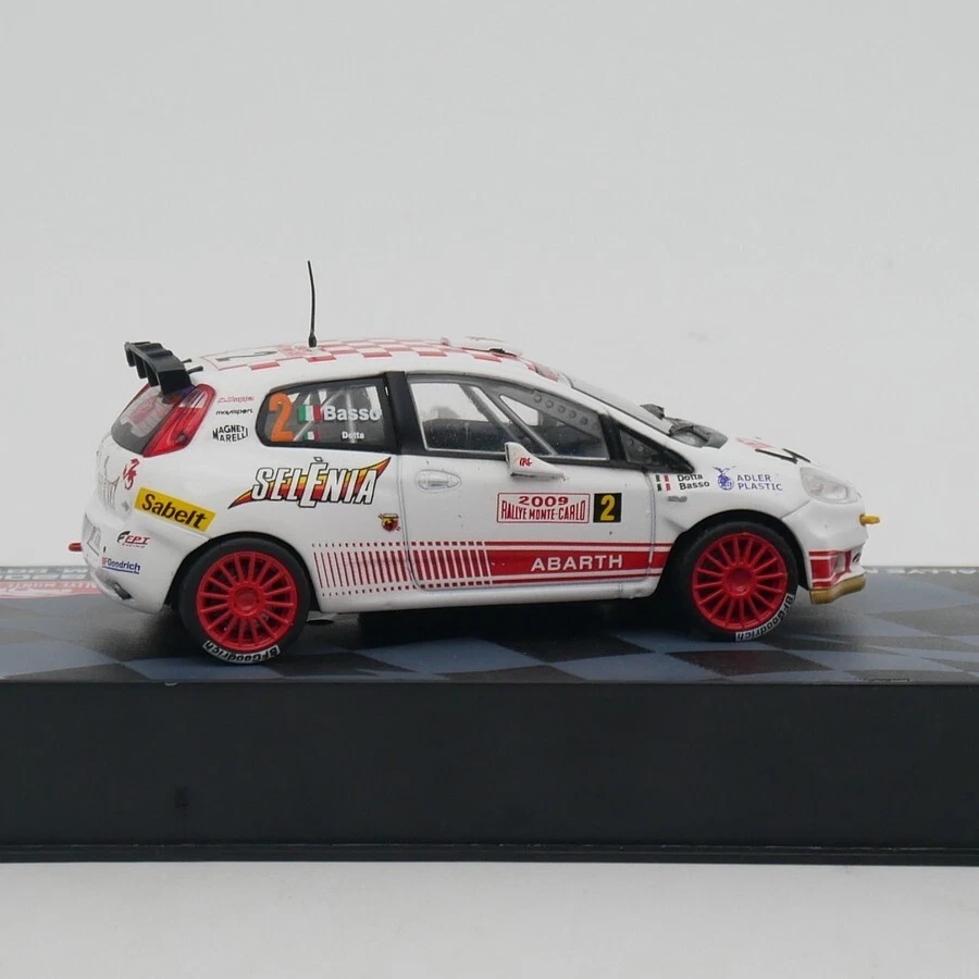 Ixo 1:43 ABARTH GRANDE PUNTO S2000 WRC 2009 G.BASSO-M.DOTTA Diecast Car Model - Image 3 of 4