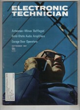 Electronic Technician/Dealer Mag SS Audio Amplifiers September 1967 112321nonr