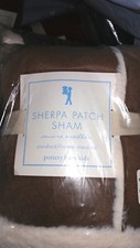 2 Pottery Barn Kids Sherpa standard shams New w tags no monogram