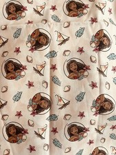 Disney Moana Icon Toss Princess Fabric BTHY 18 x44 Cotton