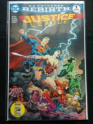 NEW Dc universe rebirth Justice League (comic con Exclusive) 2016 | eBay