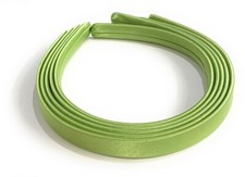 5 x 15mm Thick Plain Satin Headbands Pack School Girls Alice Hair Band Set UK