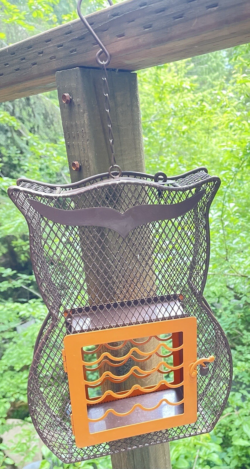 Owl Seed & Peanut Bird Feeder