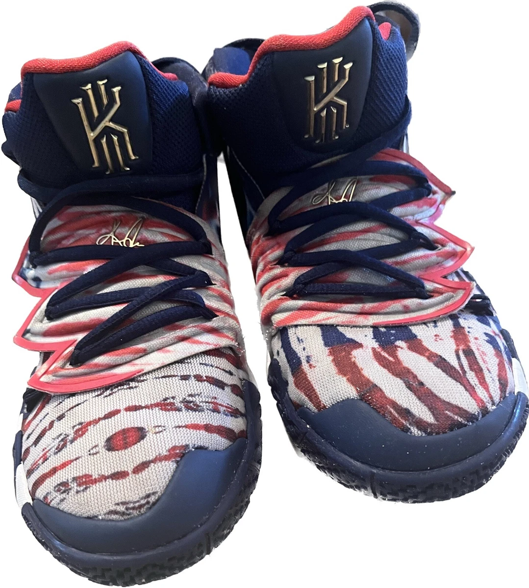 Nike Kyrie Hybrid S2 GS Shoes TIe Dye WHAT THE USA CV0097 400 Youth Sz 4.5