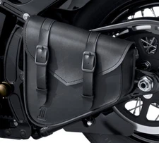 Harley Davidson Softail Black Standard Line Swingarm Bag - 90201768