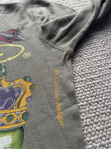 Ed Hardy by Christian Audigier Men's Long Sleeve Waffle Top Made In USA Size M - Picture 8 of 24