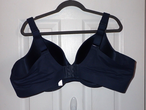 NUOVO reggiseno Lane Bryant Cacique 48C leggermente foderato copertura completa blu navy - Foto 4 di 7
