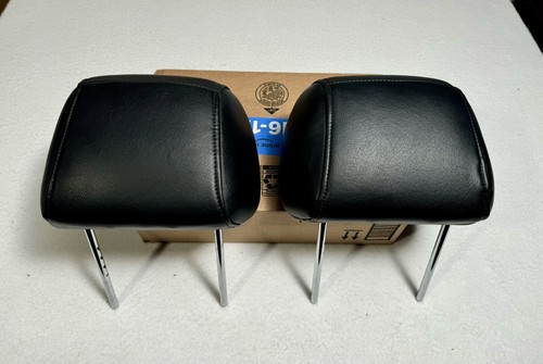 1994 - 1999 Toyota Celica Black Leather Front Headrest Pair - OEM 1999 - Picture 3 of 9