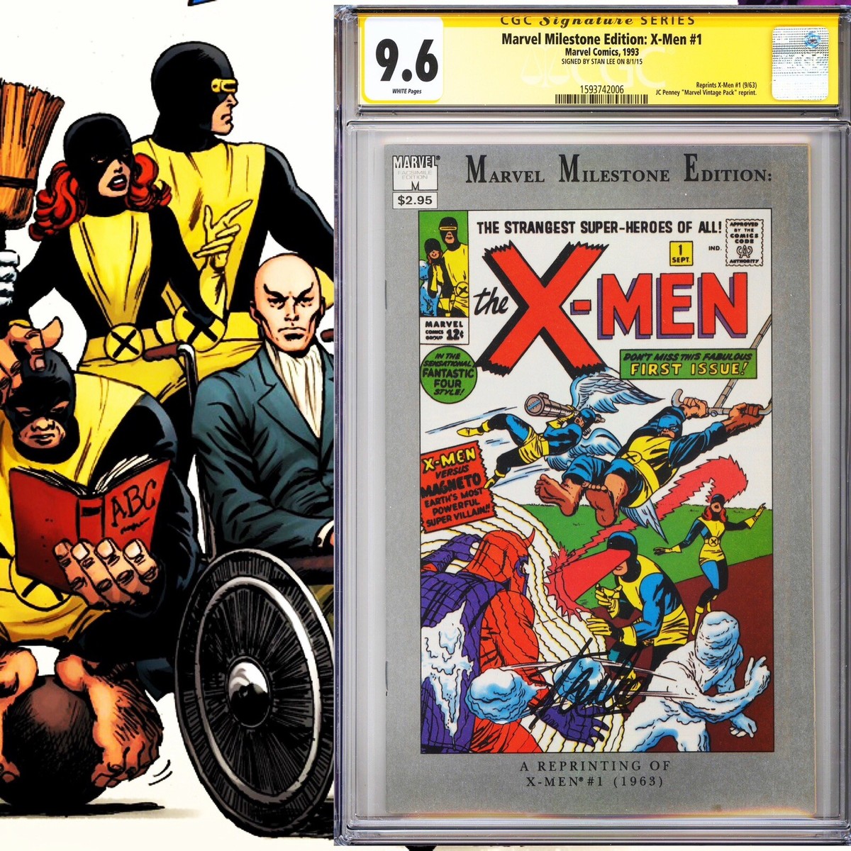 MARVEL - aaazzz-007’sページ CGC 9.6 SS Marvel Milestone Edition X-Men #1 signed by Stan