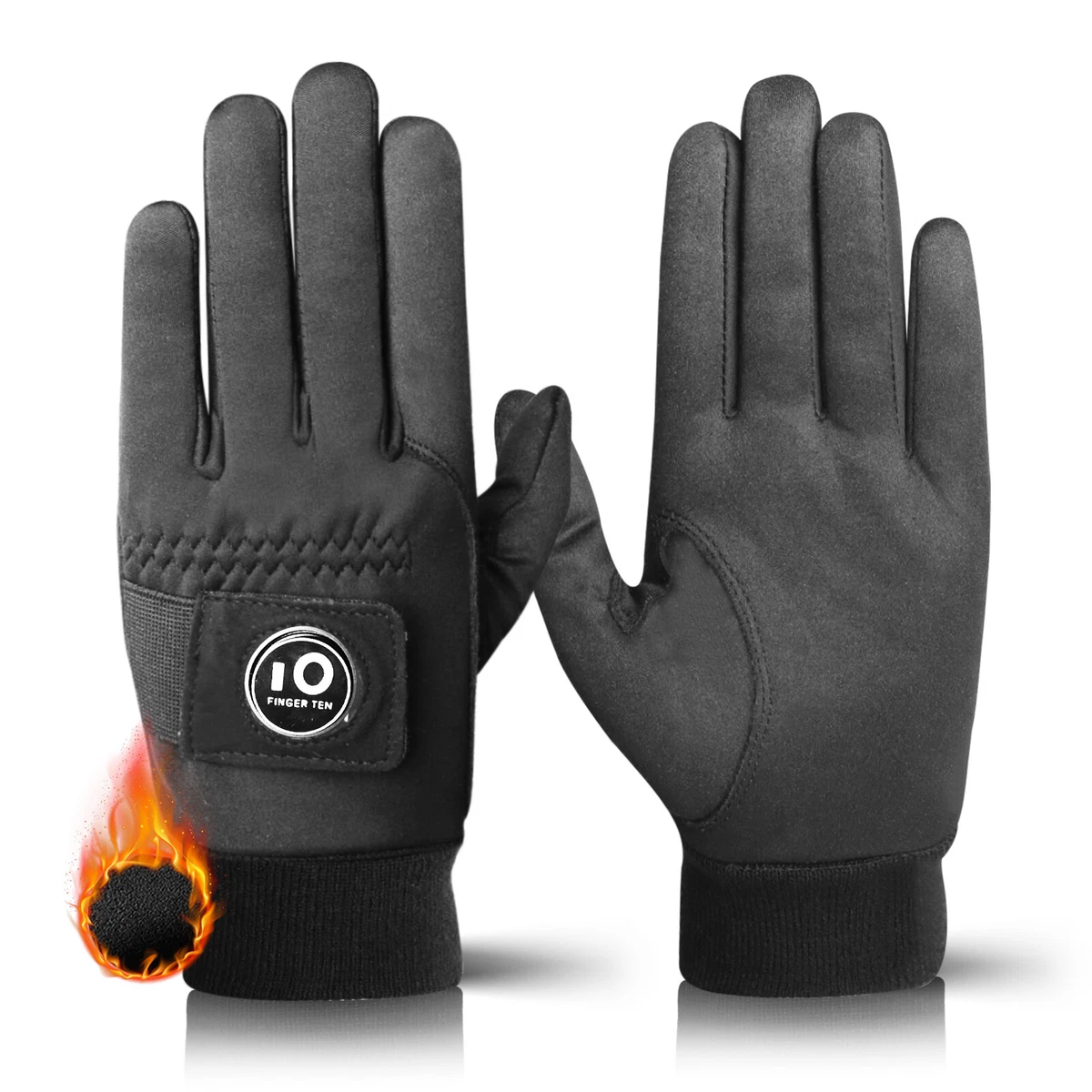 Winter Golf Gloves Men with Ball Marker Grip Performance 1 Pair